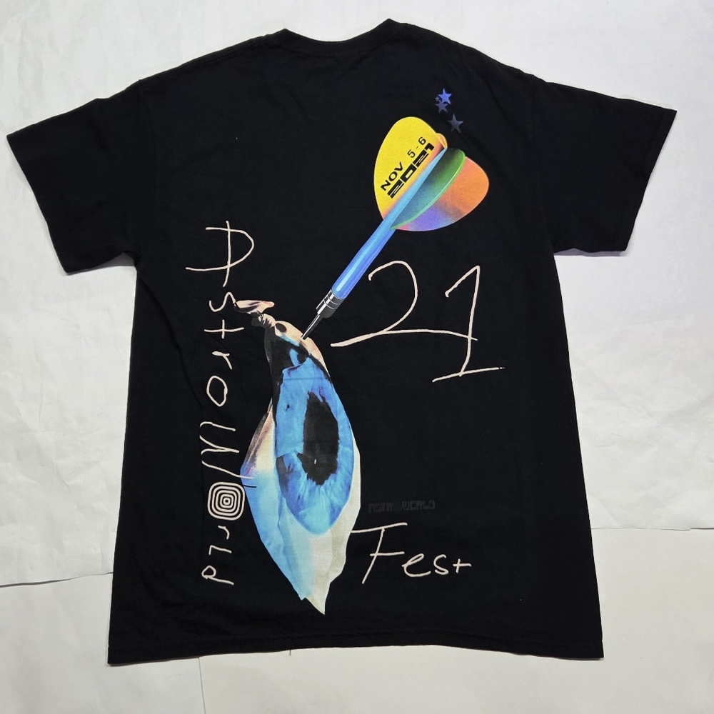 Travis Scott Astroworld Festival Utopia Merchandise Shirt  Rare Size  S.